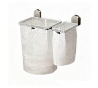 Amagogo Contenant à Linge Salle Bains Suspendu Panier Supérieur Rectangulaire en Acier au Carbone pour Séparer les Dans une Buanrie Morne,