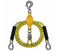Amagogo Corde de Remorquage Bateau Corde Remorque Sangle Traction Ligne Attache Construction avec Crochets Acier Inoxydable et Éléments Flottants Adaptée aux, Style to 4