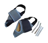 Amagogo Correcteurs d'oignon Séparateurs d'orteils Outils réglables Portables Ajustement pieds gauche et droit Attelles d'oignon Redresseurs de