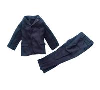 Amagogo Costume 1:6 vêtements figurines d'action, veste pantalon fait à la main, tenue élégante de manteau de Cosplay pour poupées masculines de 12 pouces, Bleu