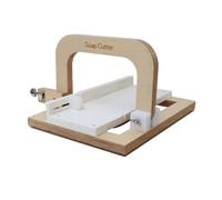 Amagogo Coupe Savon Manuel Coupeuse Savon Trancheuse Savon Machine Découpe Savon Guidage Intégré et Glisse Fluide pour Tranches Uniformes Adapté aux Ateliers