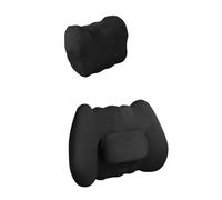 Amagogo Coussin de Massage Voiture avec Dossier Ergonomique 3D Oreiller Nuque Coussin Siège Mémoire de Forme Respirante Massage Multi Scénarios Adapté à Conducteur Open Space Silencieux Détente Salon