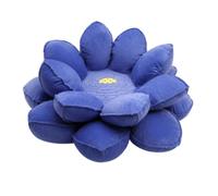 Amagogo Coussin de Sol Fleur Tapis d'Assise Coussin Rembourré Oreiller de Sol Assise Moelleuse en Peluche Courte et Coton PP Grand Tapis Botanique pour Repos