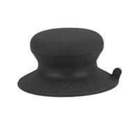 Amagogo Couvercle de Casserole, Bouton, Couvercle de Casserole, poignée de Maintien, extérieur, Compact, Ventouse Solide, Portable, Anti-brûlure, Accessoires, Noir