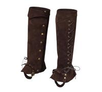 Amagogo Couvre-bottes de pirate, dessus de bottes de cosplay pour représentation théâtrale de convention d'anime, CafÉ
