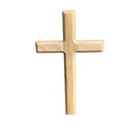 Amagogo Croix En Bois pour Décoration Murale, Artisanat Chrétien, pour La Maison et L'église, Bois, 30cm