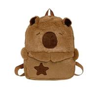 Amagogo Décoration de Sac à Dos Capibara à bandoulière pour Sortir avec Une fête à thème Voyager, Brun