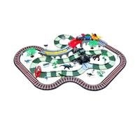 Amagogo Dinosaur Track Race Race Car Toy, Climbing Hills Rail Party fournit des jeux en salle électrique Puzzle Toy pour enfant petit-fils