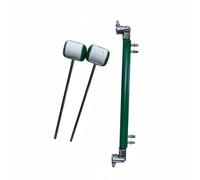 Amagogo Drum Foot Pedal Pédale Double pour Grosse Caisse Liaison Rigide Tige Batteur Batteurs Feutre Châssis Alliage pour Jeu Confortable et Équilibre Accru Adapté Enregistrement Pratique, Vert