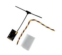 Amagogo Elrs Nano Récepteur Elrs FPV Récepteur Quadrirotor avec Câble de 10 Module RX Longue Portée Faible Latence Immortelle T T Antenne, ELRS 2.4
