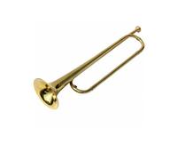 Amagogo Enfant Bugle Trompette Cornet Instrument Traditionnel Pavillon Large Réponse Rapide Finition Polie Adapté aux Fanfares de Jeunes Cérémonies Entraînement Débutant Défilés, Jaune