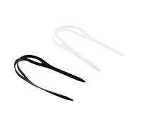 Amagogo Ensemble de 2 Lunettes de Natation Universelles en Silicone Sangle de Lunettes de Piscine Bandeau