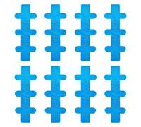 Amagogo Ensemble de 8 Bandes de Support Musculaire, bleu
