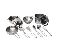 Amagogo Ensemble de Jeu de casseroles et poêles, Jouets de Cuisine, Jeu de rôle, Apprentissage Scolaire de Pâques, fête, Salle de Classe, de Cuisine pour