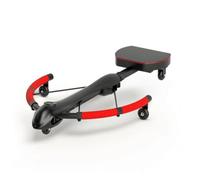 Amagogo Entraîneur Abdominal Appareil Abdos Machine Core Banc Ceinture avec Affichage de Suivi et Résistance Réglable en Acier Mousse Adapté à l'Entraînement, Array, Noir Et Rouge