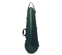 Amagogo Étui Violon Étui Rigide Coque Coquille Housse Coque Moulée à Coquille avec Fermetures Sécurisées Finition Élégante Effet Fibre Transport Commode avec, Array, Vert Foncé