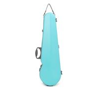 Amagogo Étui Violon Étui Rigide Coque Coquille Housse Coque Moulée à Coquille avec Fermetures Sécurisées Finition Élégante Effet Fibre Transport Commode avec, Array, Bleu Clair