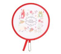 Amagogo Éventail à Main Japonais Traditionnel de Poche Pliant Qui Se Tord pour Le Sac Adapté pour Les Cérémonies Les Fêtes et comme Souvenir, Animal