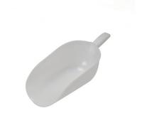 Amagogo Feed Pelle à Nourriture Mesure Trémie Louche Grande pour Rationner Les Additifs Alimentaires avec Poignée Solide Adaptée aux Éleveurs Parcs, White