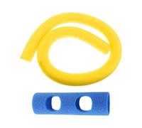 Amagogo Flotteur de piscine flottant avec connecteur flexible et facile à utiliser, accessoire de natation, aide à l'entraînement à la natation, tube en, Jaune