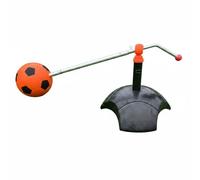Amagogo Football Système d'Entraînement Football Cadre Rebond Support de Articulation Rotative Structure Fer et Plastique Base 82kg pour Pratique en Solo Parc Public Terrain Scolaire Club, Orange