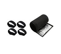 Amagogo Gaine isolante flexible pour conduites en cuivre, revêtement isolant pour tuyaux de cuivre CVC extérieurs, Autocollant