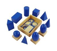 Amagogo Géoméques Child-Cented Textured Jeu Géoméques Bases en Bois J Éducatif pr Leçons Parent-Enfant, Style B