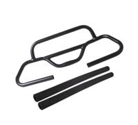 Amagogo Guidon Papillon pour VTT avec poignées en Mousse, Remplacement Direct du Guidon Professionnel en Alliage d'aluminium de qualité supérieure, 31.8 Mm