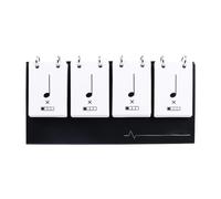 Amagogo Guitare piano notation rythme Carte de formation des matériaux d'apprentissage pages pages clignotantes musicaux, pour tambour de musique, Version Régulière