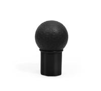 Amagogo Hexagonal Barbell Bar Poignée Rotative Adaptateur de Barre Poignée de Prise Manchon de Rotation Texture Géométrique Antiglisse en Caoutchouc, Noir, Hexagone