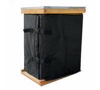 Amagogo Housse d'hiver pour Ruche Couverture Isolante Manteau de Ruche Enveloppe Protectrice Défense Contre Précipitations et Rafales Textile Oxford Renforcé, Noir 210D, 210D