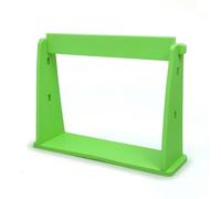 Amagogo Hurdle d'Entraînement Haies de Pratique Agilité Pieds Coordination Réglable Mousse Douce Absorption des Chocs Base Antidérapante pour Cours Sportifs Écoles, Vert