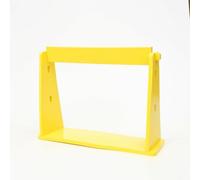 Amagogo Hurdle d'Entraînement Haies de Pratique Agilité Pieds Coordination Réglable Mousse Douce Absorption des Chocs Base Antidérapante pour Cours Sportifs Écoles, Jaune