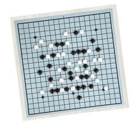 Amagogo Jeu de Gobang traditionnel planche pliante 18x18 pour enfants adultes amis jouet interactif jouet éducatif