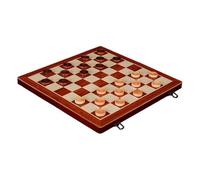 Amagogo Jeu d'échecs en bois, échecs pliants en bois, jeux familiaux, planche pliante, compétences cognitives, jeu d'échecs pour débutants à partir de 8 ans, 12po