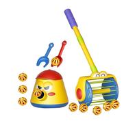 Amagogo Jouet à Pousser pour Tout-petits, Jouet à Pousser pour Marcher, Jouet à, Jeu de Saut Créatif à Faire Soi-même, Style B