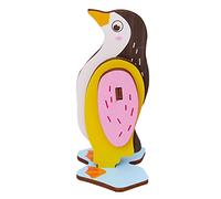Amagogo Jouet de Puzzle Animal en Bois, Puzzle éducatif de Jouet d'apprentissage sensoriel pour Le Cadeau d'enfants de garçon, Manchot