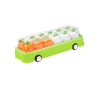 Amagogo Jouet de Puzzle Assorti pour La Maternelle, Jouet éducatif Assorti, Bus Géométrique Préscolaire, Carotte