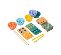 Amagogo Jouets de comptage et de tri des Couleurs, Jeu d'association, Jouet sensoriel, Cadeau, Coordination œil-Main, activités d'apprentissage