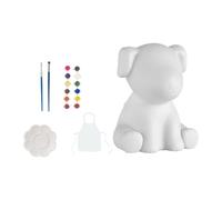 Amagogo Kit de peinture d'animaux, dessin non peint, ensemble de peinture pour travaux manuels, activité créative, jouets lumineux, peinture de Figurines, Chien