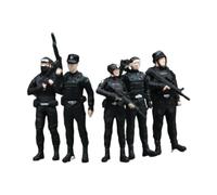 Amagogo Lot de 5 scènes miniatures à l'échelle 1/64, objets de collection, accessoires de photographie, petit modèle, Style B