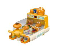 Amagogo Machine à crocodile, jouet éducatif, cadeaux d'anniversaire robustes, jeu de électronique de table, jeu interactif pour enfants, Orange