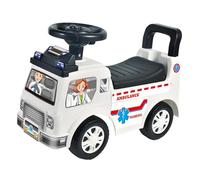 Amagogo Manège musical sur jouet stable et roues lisses développant la motricité à faible bruit avec musique pour bébés garçons filles cadeau, Blanc