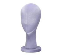 Amagogo Mannequin têtes de perruque de perle, Violet