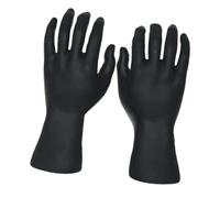 Amagogo Mannequins de Mains Masculins, Décorations D'Halloween, Jouets de Blagues, Jouets pour Adultes, Faciles à Nettoyer, pour Présentation de Gants, Noir