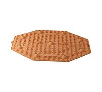 Amagogo Masseur à pied tapis acupresure tapis léger compact portable, non glissant pratique, pavé de pression, pavé de réflexologie du pied, Orange
