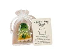 Amagogo Mini Breloque de Poche Réconfortante avec Carte D'encouragement pour Halloween, Vert