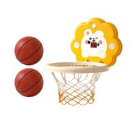 Amagogo Mini panier de basket-ball, but de basket-ball à hauteur réglable, cadre de basket-ball éducatif, jeu familial d'intérieur pour porte de salon, lapin