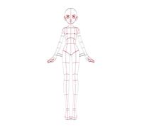 Amagogo Modèle de modèle de Dessin de Mode Règle des modèles Professionnel Multifonctionnel Couture Patchwork Ruler pour la Couture, Style 16