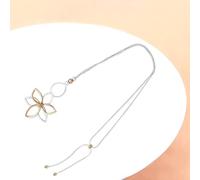 Amagogo Ornement de chaîne de Colliers de Chandail Long, Accessoire élégant créatif délicat Mode décorer pour Le Travail Quotidien Robe Anniversaire Vacances, Auréat d'argent